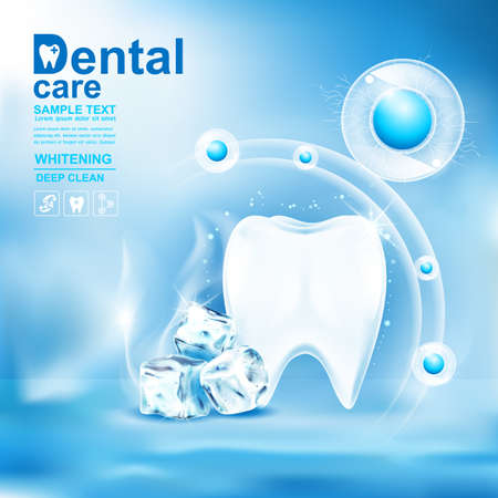 Dental care Tooth Icon vector Concept.のイラスト素材