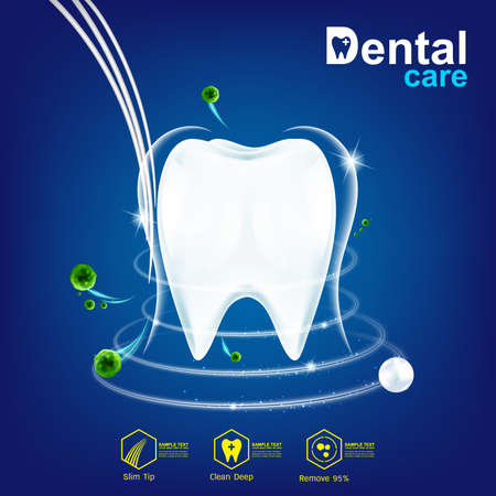 Tooth or Dental care Vectorのイラスト素材