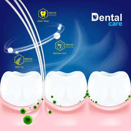 Tooth or Dental care Vectorのイラスト素材