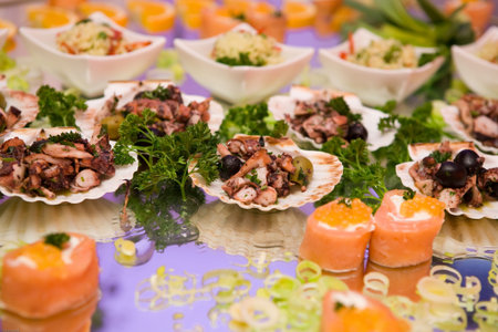 Seafood arrangement
