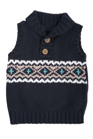 Baby pullover isolated on whiteの写真素材