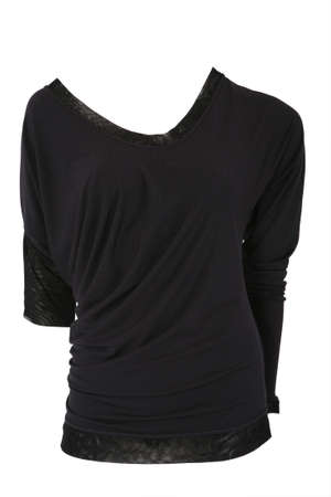 Elegant female blouse isolated on whiteの写真素材