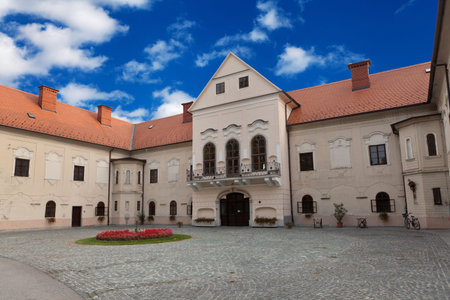 Luznica castle in Zapresic, Croatiaのeditorial素材