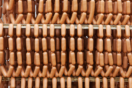 Homemade sausagesの写真素材