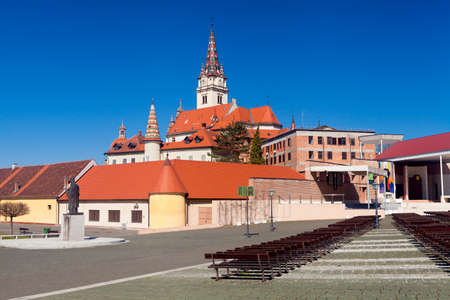 Shrine of Saint Mary of Marija Bistrica, the most known Croatian shrine of St. Mary, 40 km from Croatia's capital Zagreb, has been the central place of worship of the Croatian people for centuries.の写真素材