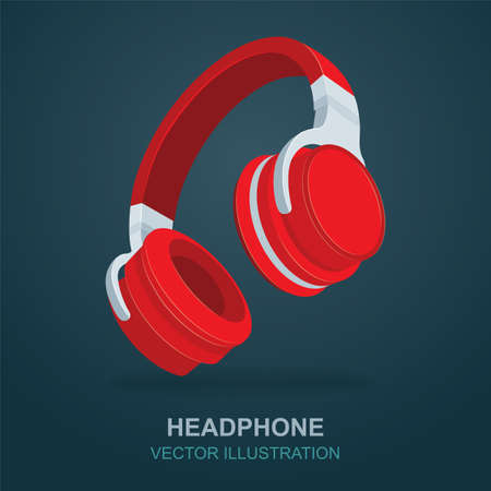 Headphones Headphones vector illustration. Part of set.のイラスト素材