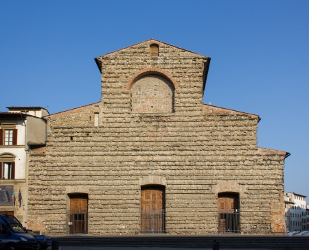 Florence, Basilica of San Lorenzoの写真素材