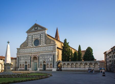 Florence, Santa Maria Novellaの写真素材
