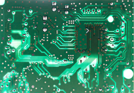 electronic circuit broken and repair tools, pliers, wire cutters and screwdrivers