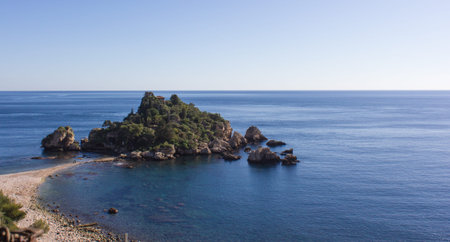 Taormina is one of the most important international tourist centers of Sicilyの写真素材