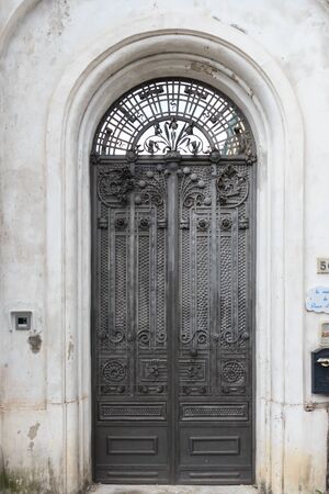 prospect of a building decorated in Art Nouveau styleの写真素材