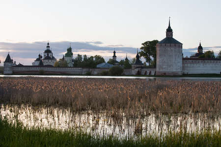 Kirillov of Vologda region, Russia May 24, 2015: Old Russian Cyril Belozersky monastery, an architectural monument of the 15th centuryのeditorial素材