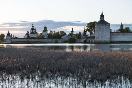 Kirillov of Vologda region, Russia May 24, 2015: Old Russian Cyril Belozersky monastery, an architectural monument of the 15th centuryのeditorial素材