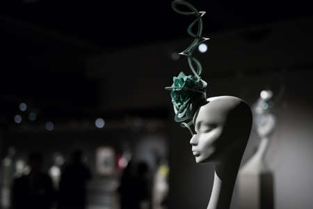 St. Petersburg, Russia - February 5, 2015: Exhibition of Philip Treacy "Hats in the 21st century. "のeditorial素材