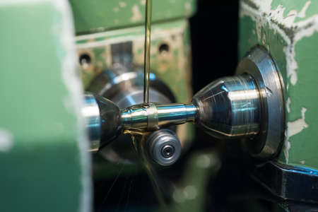 Making small gears for mechanical wrist watches on a lathe milling machineの写真素材