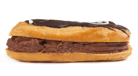 sweet chocolate dessert  over white