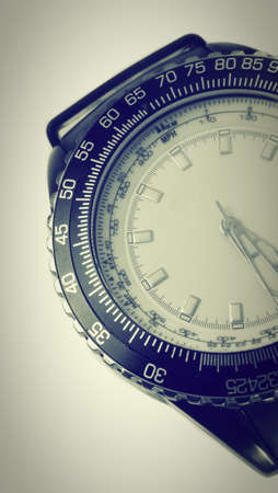 vintage wrist watch macro closeup の写真素材