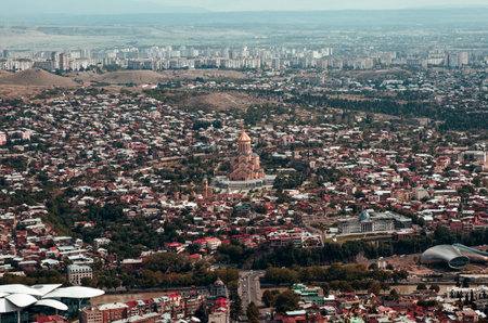View of the city of Tbilisi,Georgia