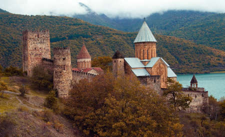 Ananuri castle. Republic of Georgiaのeditorial素材