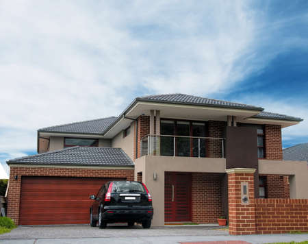 typical Australian house. Melbourne,Australiaのeditorial素材