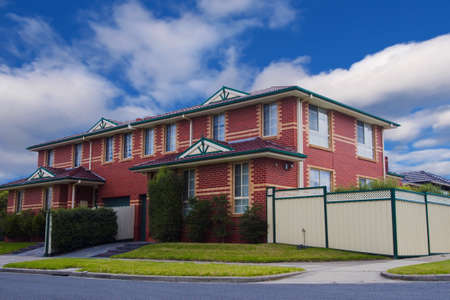 typical Australian house. Melbourne,Australiaのeditorial素材