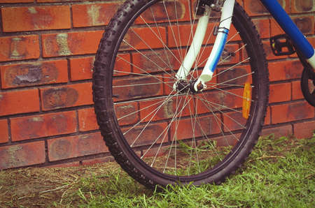 Bicycle outdoors. Vintage effect pictureの写真素材