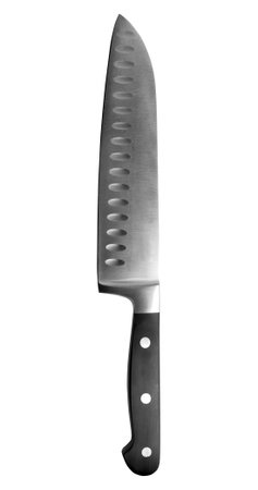 kitchen knife on the whiteの写真素材