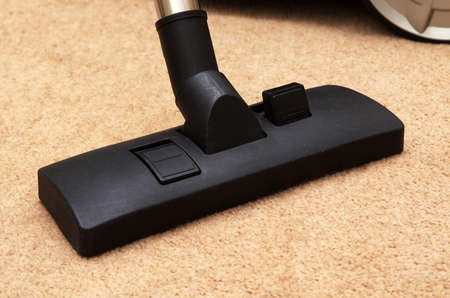 closeup of the vacuum on the carpetの写真素材