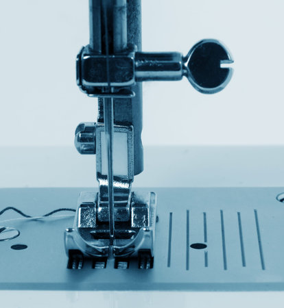 sewing machine details closeup