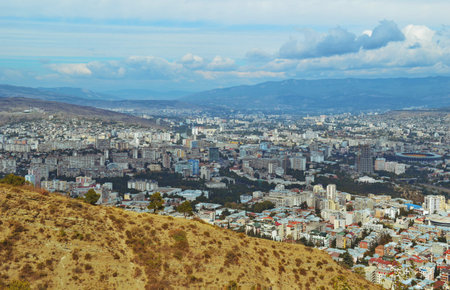 View of the city of Tbilisi, Capital of Georgia