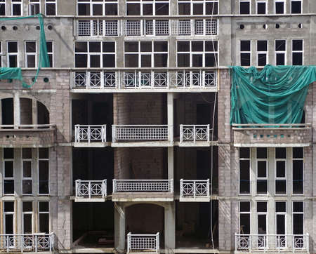 construction site closeup in the daylightの写真素材