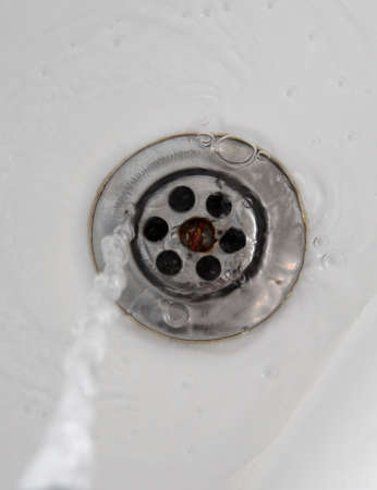 old sink hole with the waterの写真素材