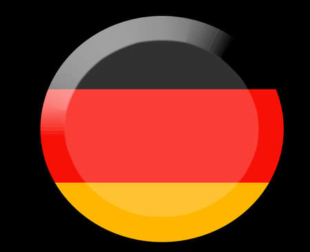 Germany icons set on blackの写真素材