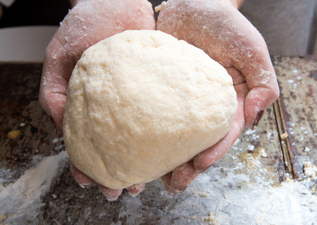 baking closeup at home