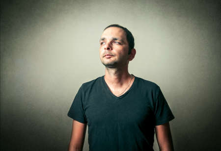 portrait of the young manの写真素材