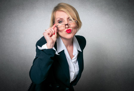 Beautiful business woman