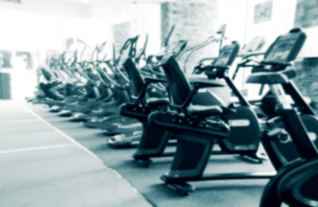 Blurred unfocused background of the gym picture