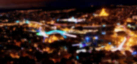 Blurred unfocused city view for backgroundの写真素材