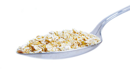 Oats on the spoon