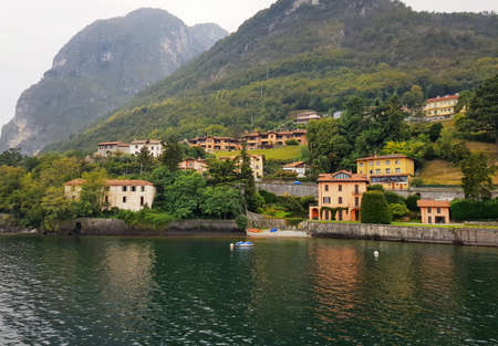 Traditional houses in Italyの写真素材