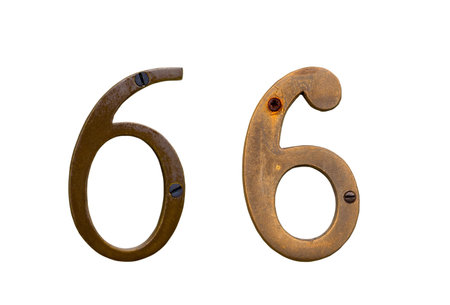 Old house number signs