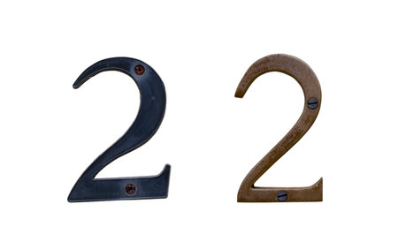 Old house number signs