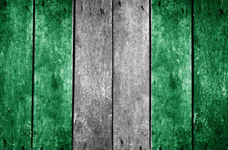wooden background with the country flagの写真素材