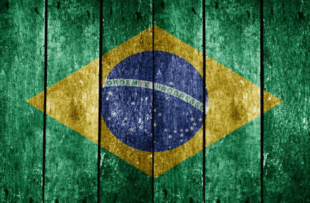 wooden background with the country flagの写真素材