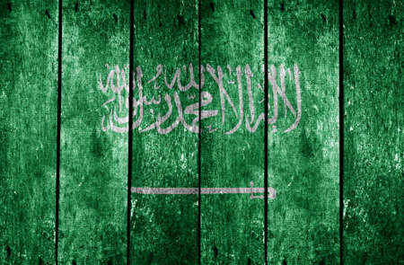 wooden background with the country flagの写真素材