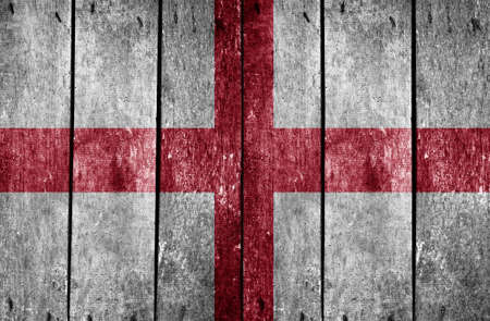 wooden background with the country flagの写真素材