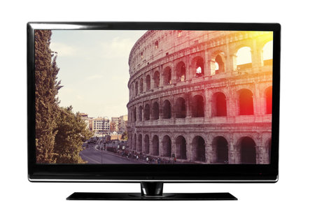 TV monitor with the picture