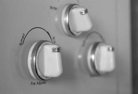 Home gas heater system closeupの写真素材