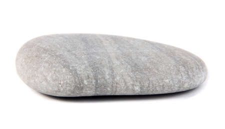 Sea stone isolated on the whiteの写真素材