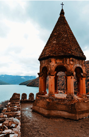 Ananuri fortress view. Georgia. Caucasus